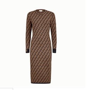 Fendi Long Sleeve Dress